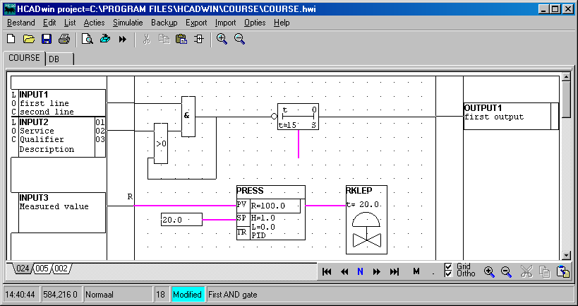 Add a PID controller and a valve